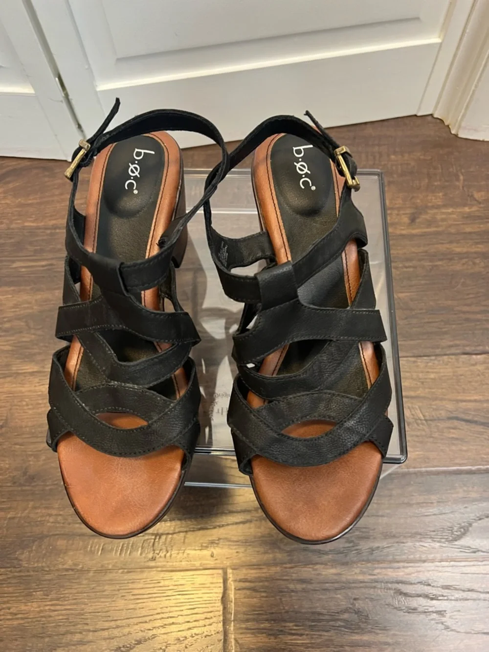 b.o.c. black faux
